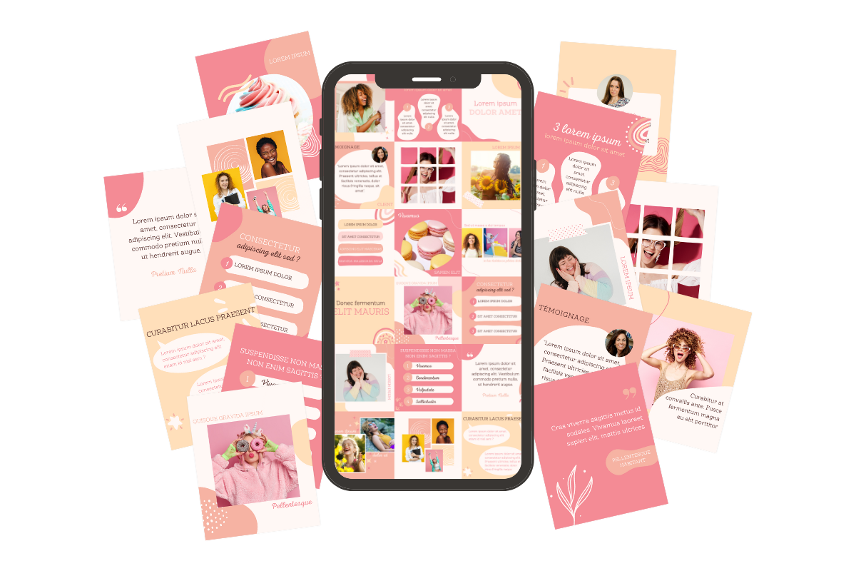 pack templates Instagram