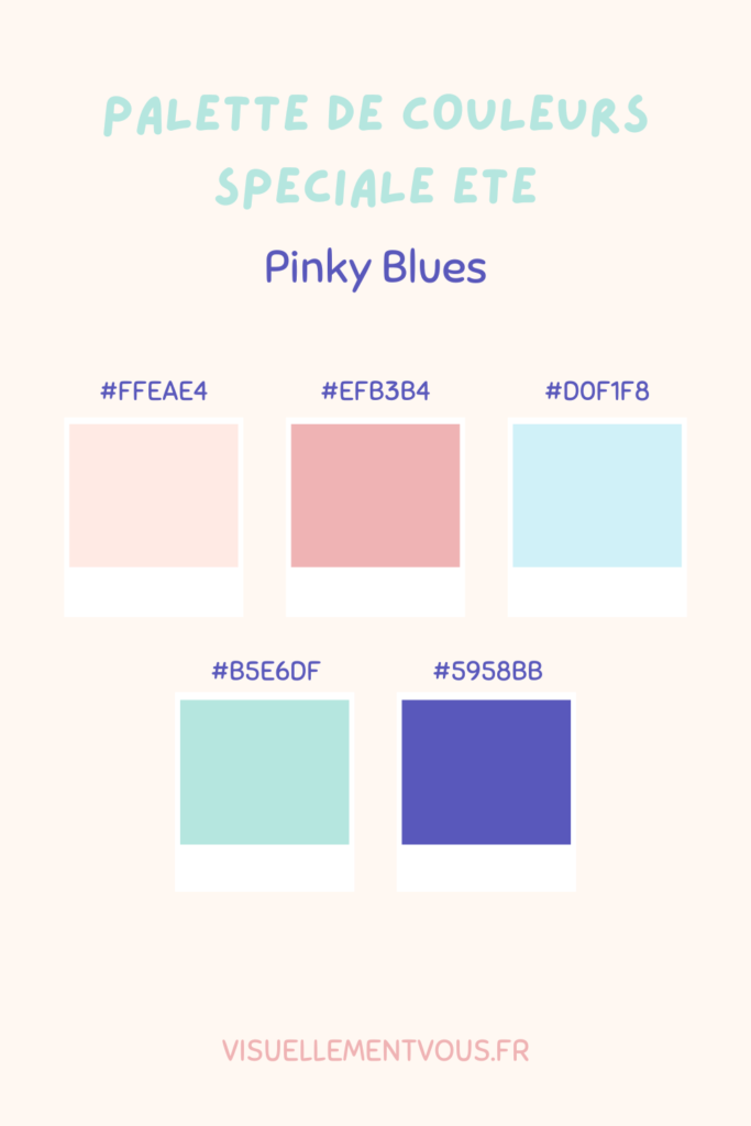 Palette de couleurs spéciale été