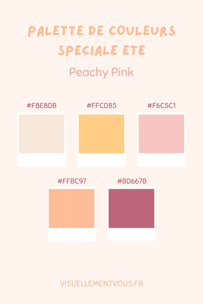 Palette de couleurs spéciale été