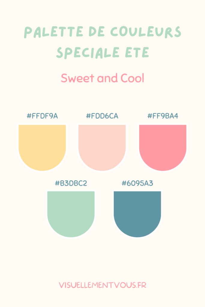 Palette de couleurs spéciale été