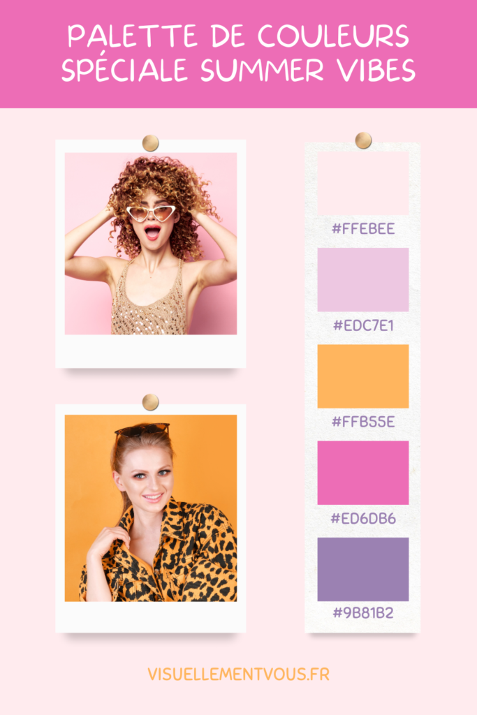 Palette de couleurs spéciale été